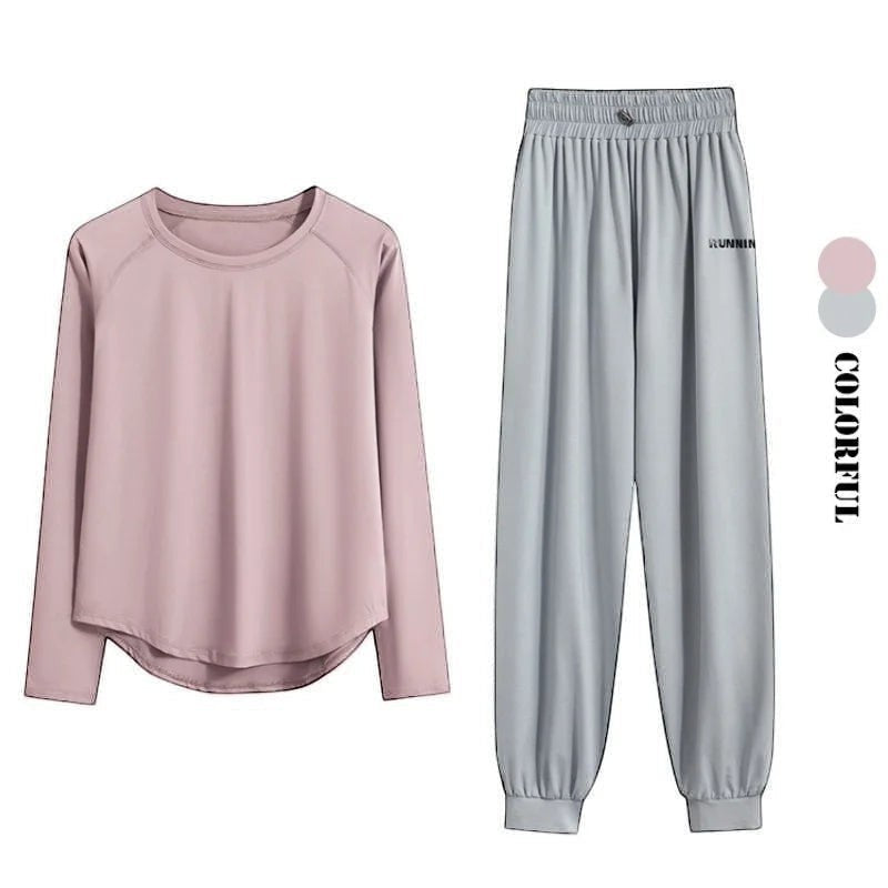 Two-piece activewear set – multiple color variants overview