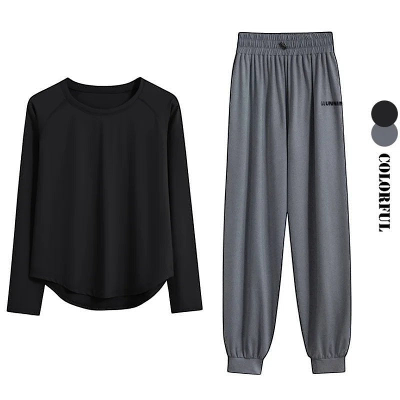 Women's jogger set – lifestyle lounge and street style photo