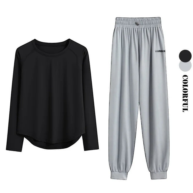 Jogger pants detail – elastic waist with slash pockets