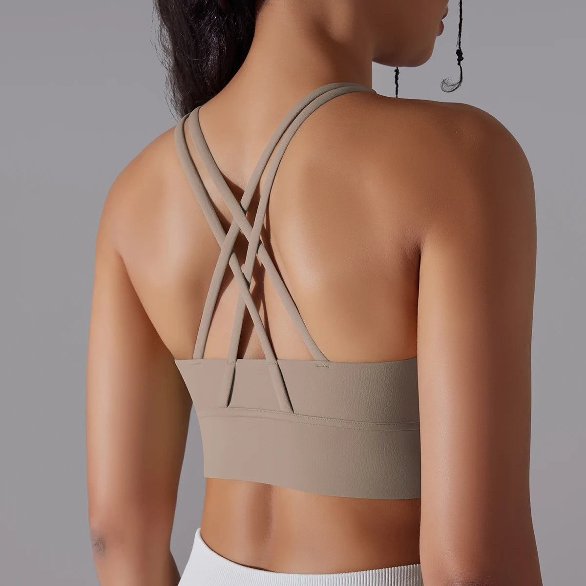 Yoga bra top – breathable activewear in multiple colors